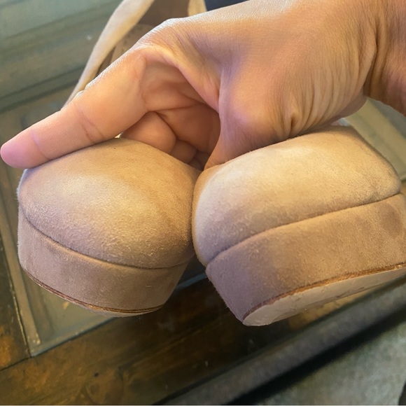 Miu Miu Tan Suede Heels - Picture 10 of 16